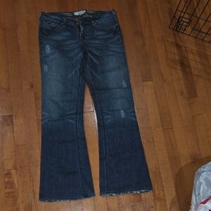 J & Company Robertson Dark Blue Vintage Flared Jeans
